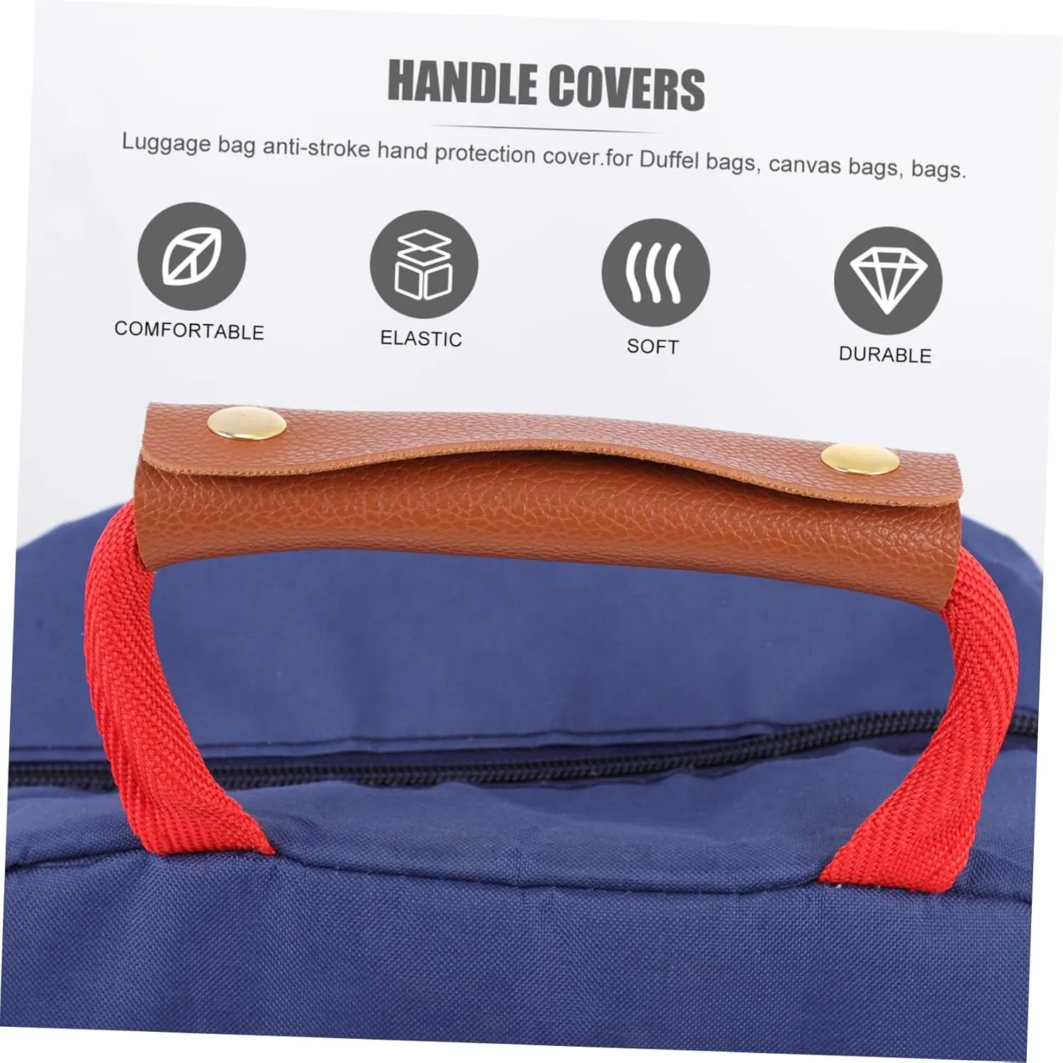 Luggage Covers 2 Pack Luggage Bag Handle Protective Covers for Travel and Shopping