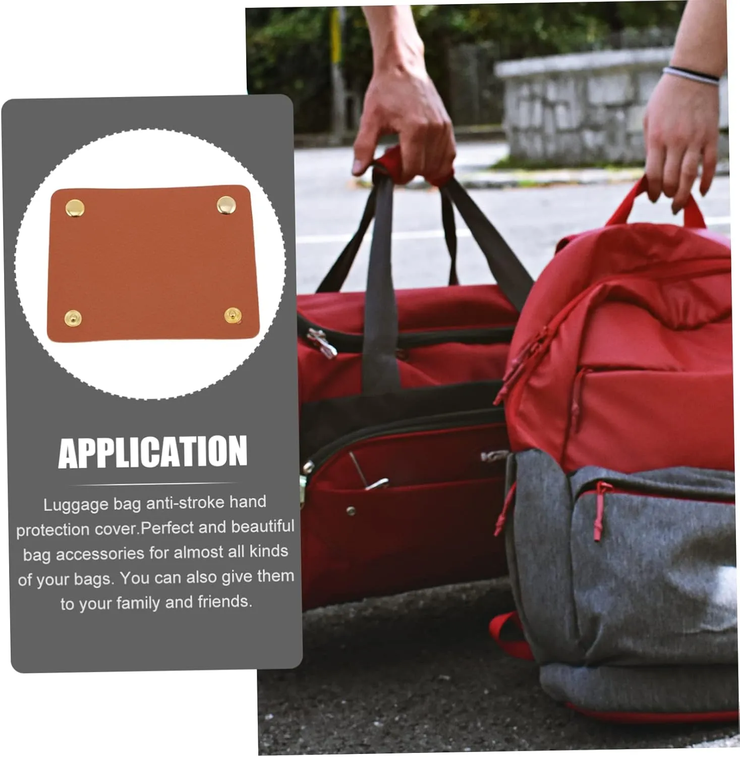 Luggage Covers 2 Pack Luggage Bag Handle Protective Covers for Travel and Shopping