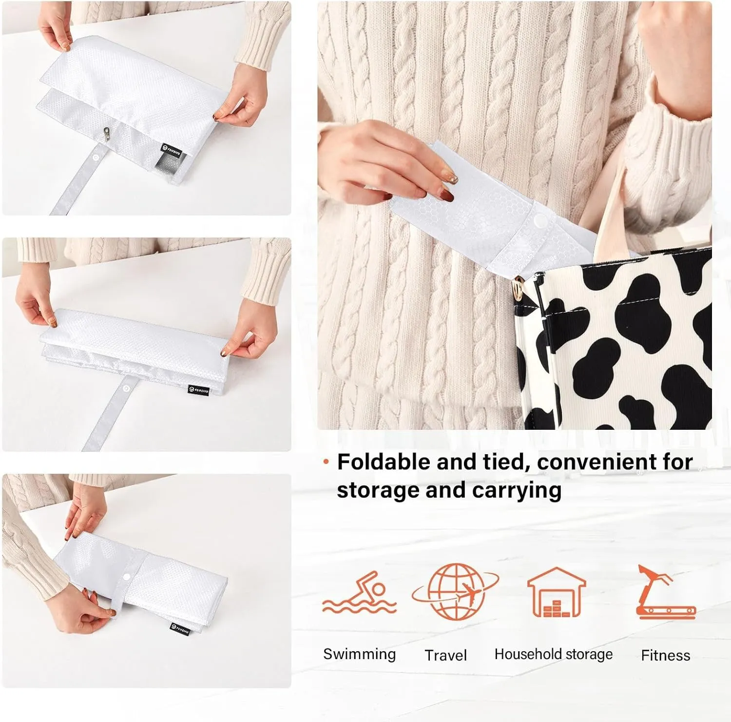 Luggage Space Saver, Luggages Management Personnel, White, With Zipper, 3 Set Travel Packing Cubes For Suitcases, Garment Bag Closet Storage