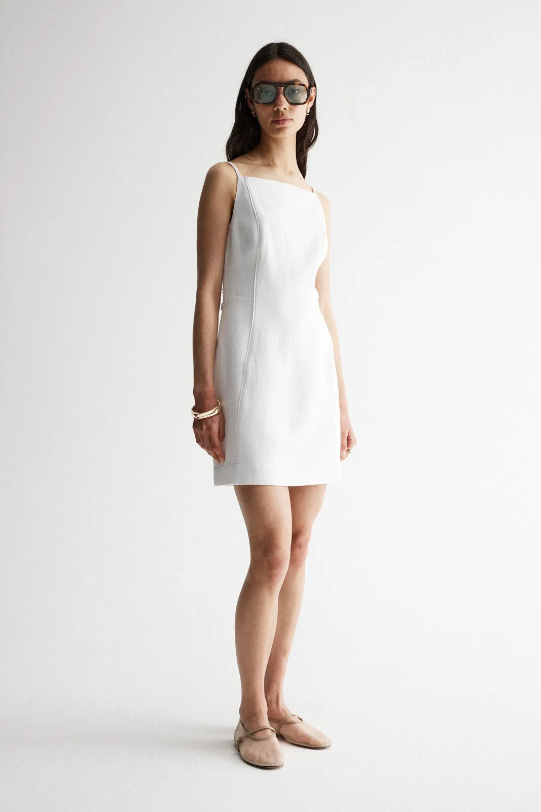 Mahina Dress White