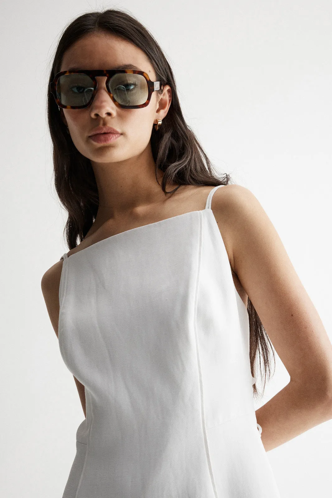 Mahina Dress White