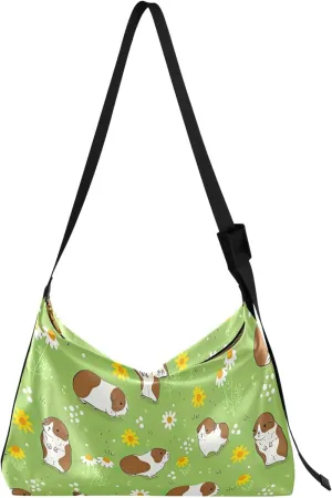 Pink Grey Tropical Flamingo Hobo Leather Bags for Women Leather Purse Men Luxury Animal Print Crossbody Hobo Bags