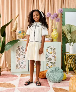 PORTER EMBROIDERED DRESS
