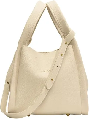 PU Leather Bucket Bags Vegetable Basket for Women Medium handbag Removable Shoulder Strap