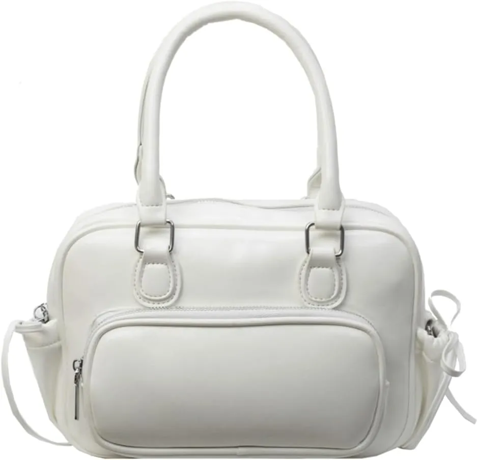 PU Leather Tote Bag Purse for Women Trendy Hobo Bags Shoulder Crossbody Bag Multi-pocket Handbag