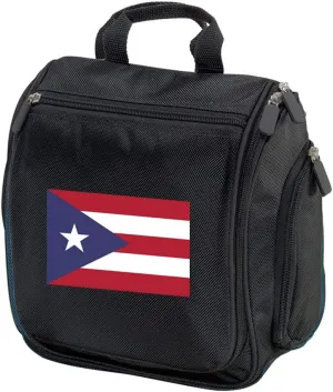 Puerto Rico Flag Toiletry Bags Or Hanging Puerto Rico Shaving Kits