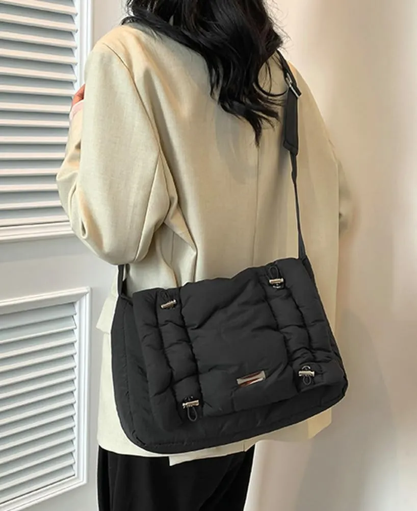 Puffy Hobo Bag for Women Fashion Quilted Shoulder Bags Tote Bag Large Puffy Crossbody Bags Satchel