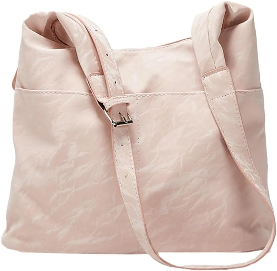 Retro Women Suede Shoulder Bag Vegan Leather Hobo Handbags Purse Tote Bag Y2K