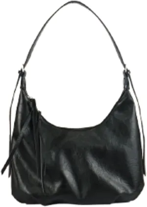 Slouchy PU Leather Crescent Shoulder Bag Women Trendy Crossbody Purse Hobo Bags Cute Satchels Top-handle Tote Handbag 2024