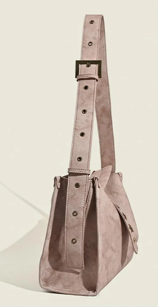 Slouchy PU Leather Hobo Bags Women Trendy Shoulder Bag Crescent Crossbody Phone Purse Cute Satchels Box Bag Tote Handbag