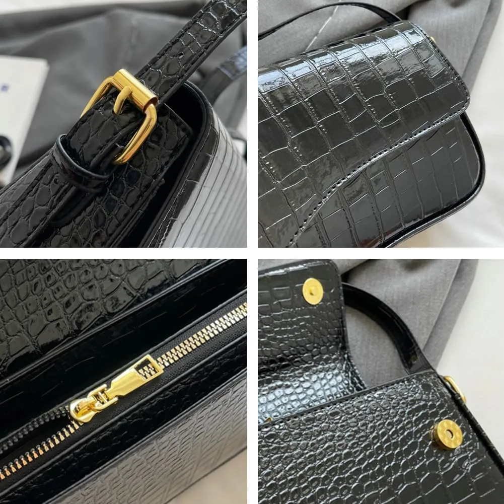 Small Shoulder Bags for Women Vegan Leather Crossbody Purses Handbag Clutch Hobo Bags