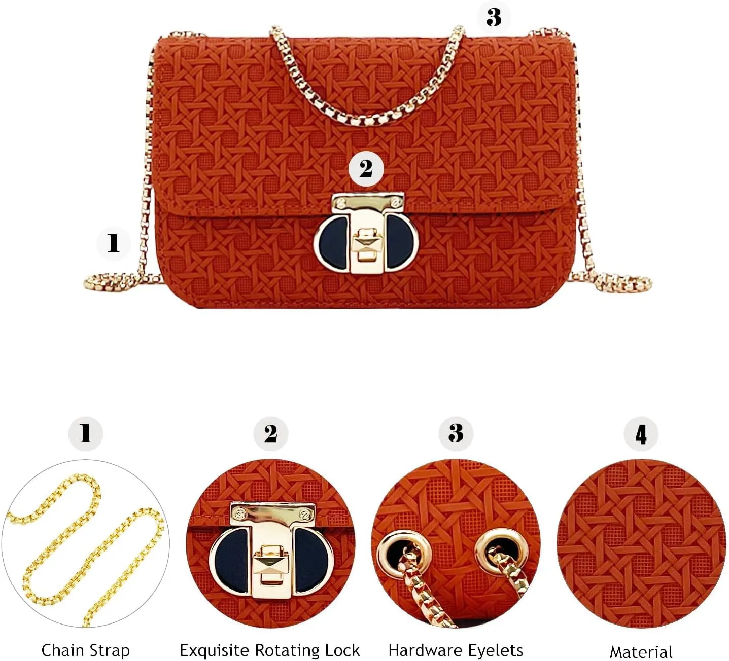 Small Shoulder Bags for Women with Chain Strap,Mini Quilted Embroidery Purses for Women
