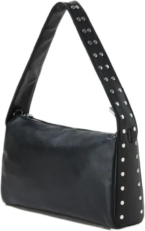 Studded Purse Vegan Leather Bag Hobo Bag Work Tote Bag Designer Bag Streetwear 2000s Purse Aesthetics