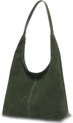Suede Bag for Women,Suede Tote Bag,Suede Hobo Bags,Suede Handbag,Suede Slouchy Shoulder Bag