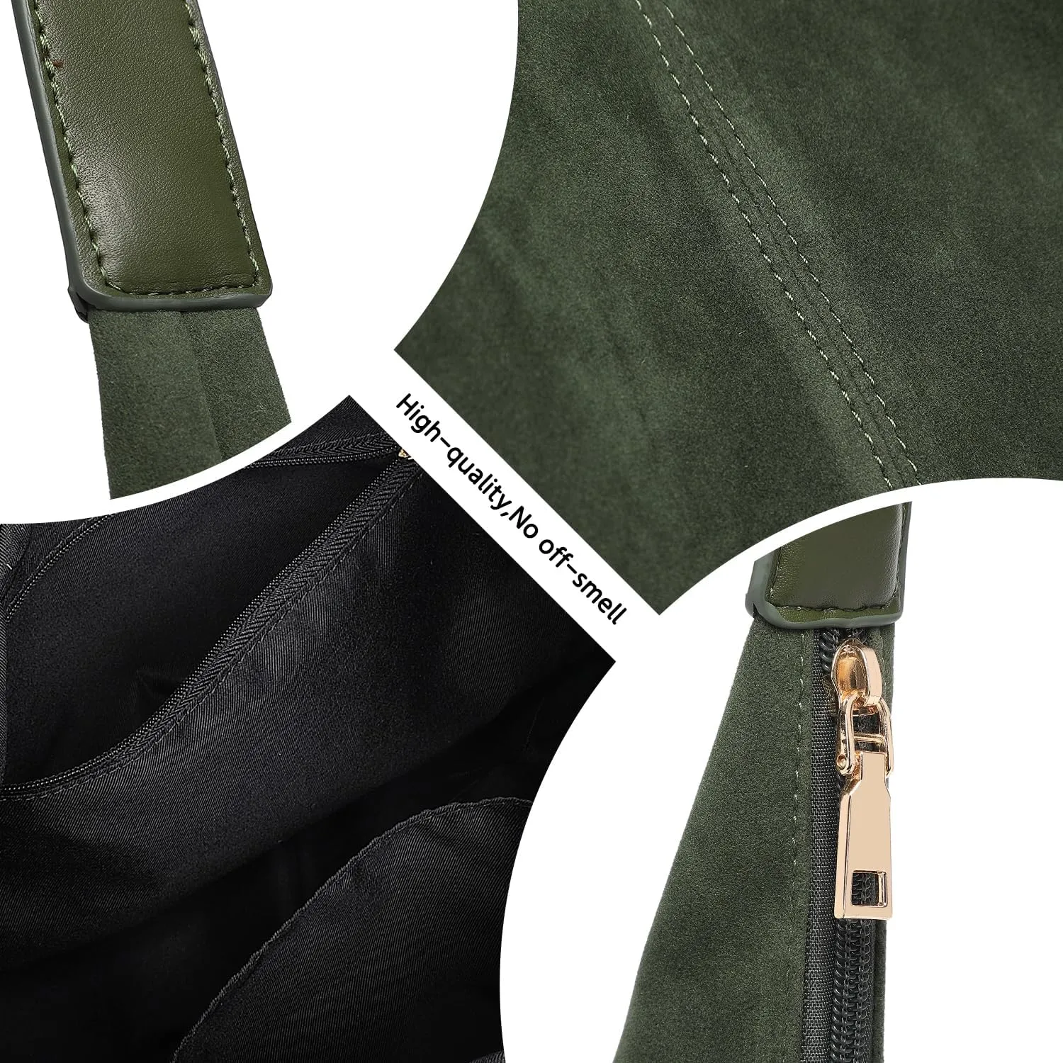 Suede Bag for Women,Suede Tote Bag,Suede Hobo Bags,Suede Handbag,Suede Slouchy Shoulder Bag