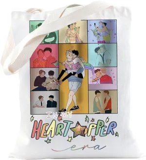 TSOTMO TV Show Merch Tote Bag LGBTQ Gift Nick and Charlie Fans Gift LQBT Pride Bag For TV Show Fans Book Lovers