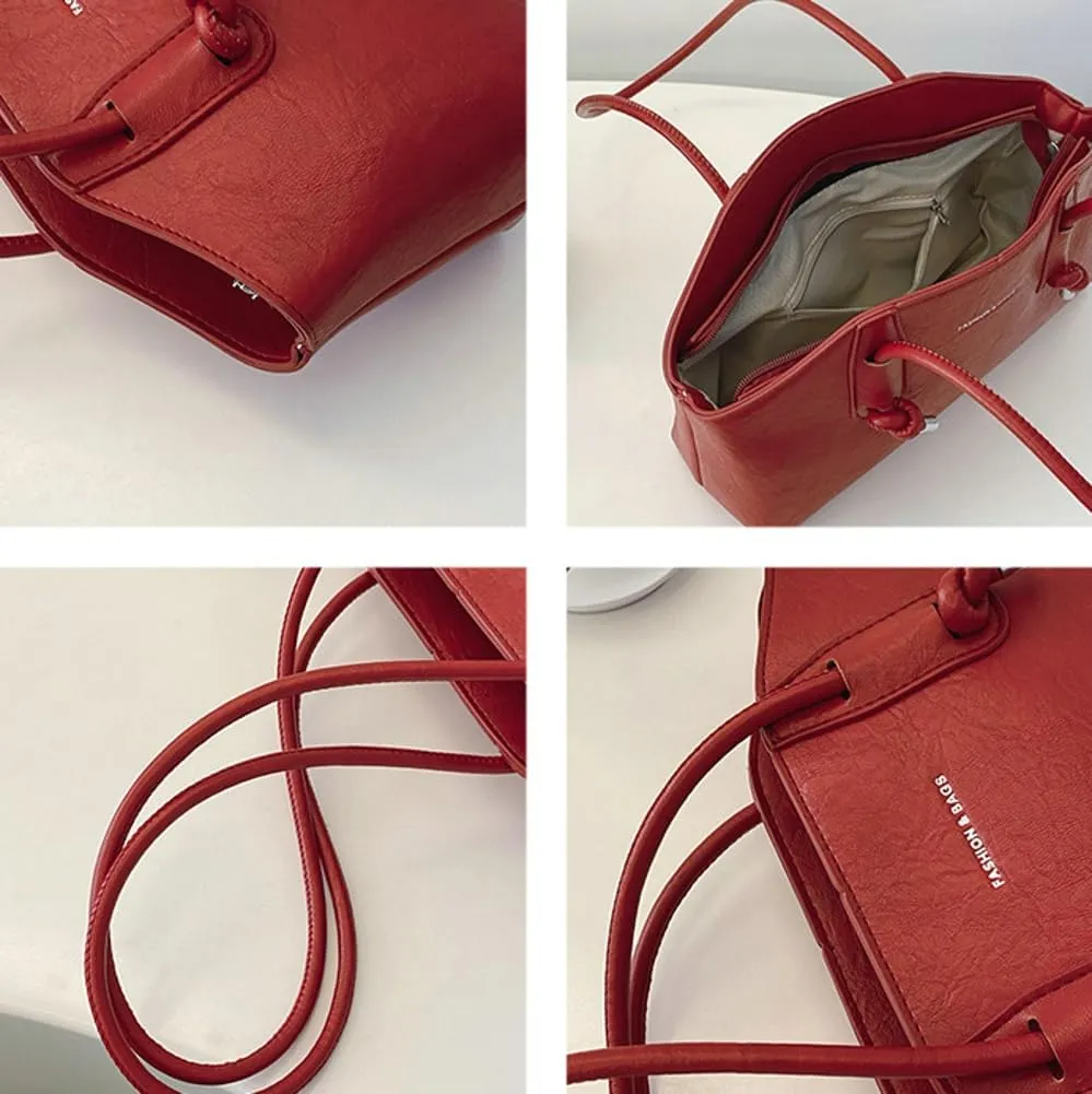 Underarm Bag Shoulder Bags Leather Handbag Fashion Armpit Bag Women Casual Lady with Zipper Handbag Work Dating Party 2024