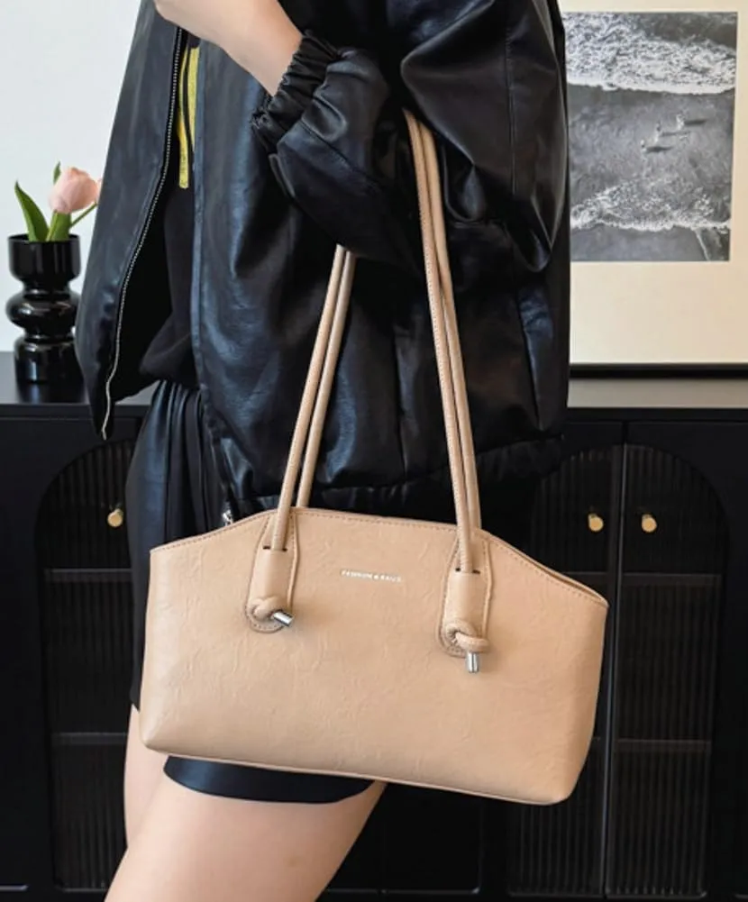 Underarm Bag Shoulder Bags Leather Handbag Fashion Armpit Bag Women Casual Lady with Zipper Handbag Work Dating Party 2024