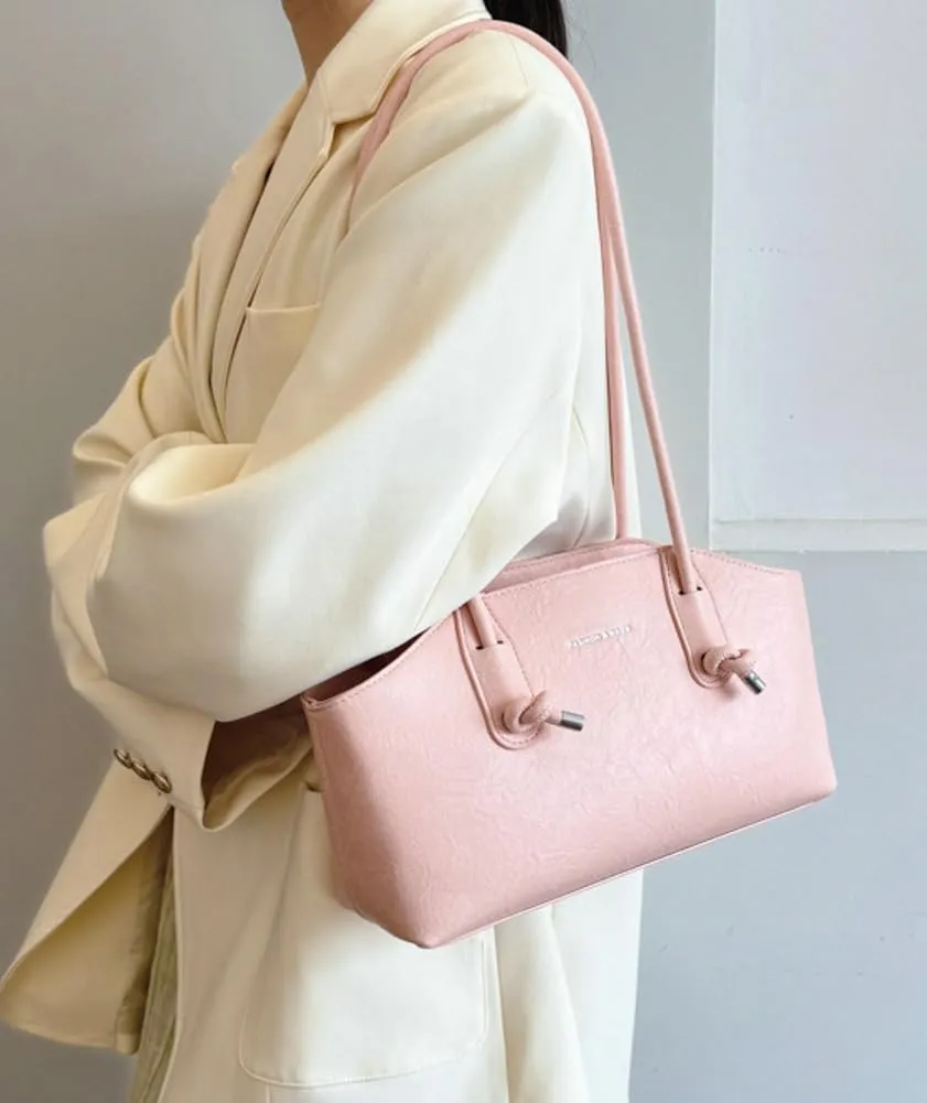 Underarm Bag Shoulder Bags Leather Handbag Fashion Armpit Bag Women Casual Lady with Zipper Handbag Work Dating Party 2024