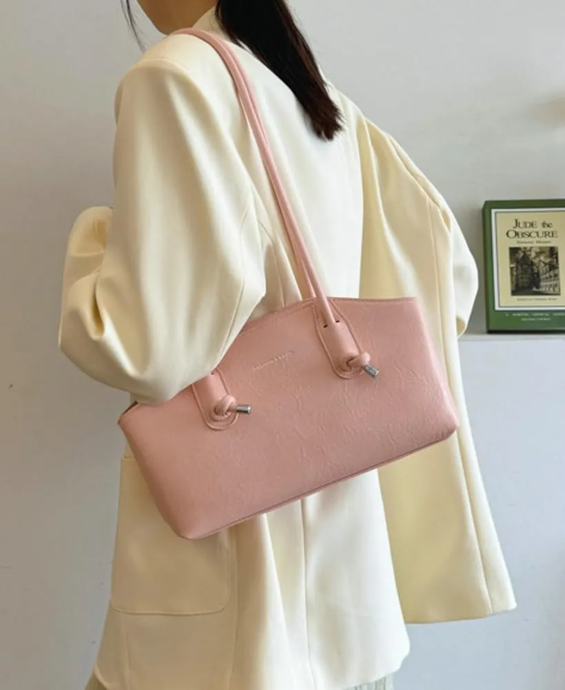 Underarm Bag Shoulder Bags Leather Handbag Fashion Armpit Bag Women Casual Lady with Zipper Handbag Work Dating Party 2024