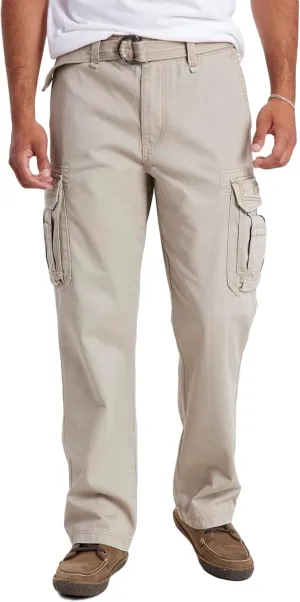 UNIONBAY Men's Survivor Iv Relaxed Fit Cargo Pant-Reg and Big and Tall Sizes