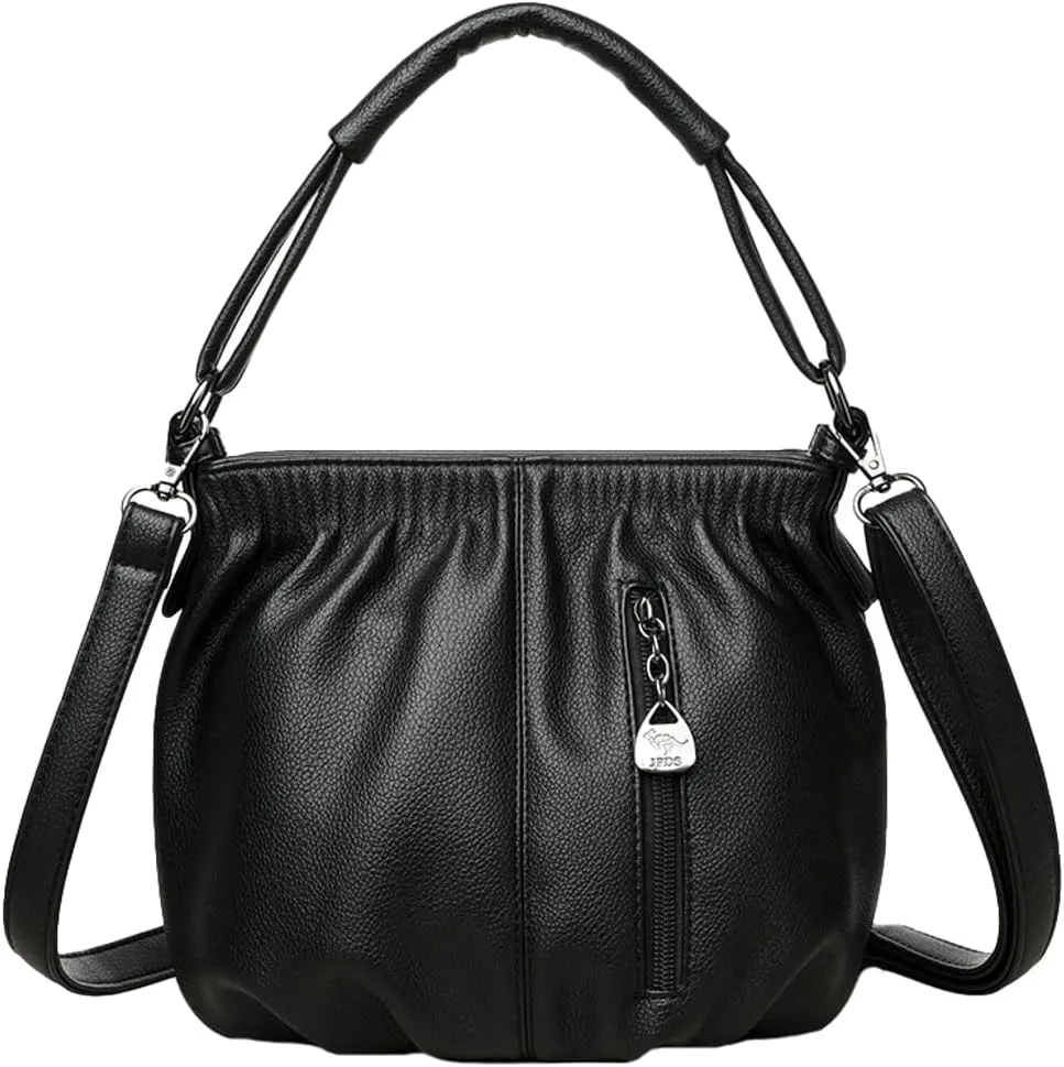 Ventilate Bucket Bags for Women Drawstring Sling Bags with Removable Strap Trendy Pure Cross Body Bag for Daily Life