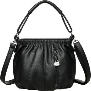 Ventilate Bucket Bags for Women Drawstring Sling Bags with Removable Strap Trendy Pure Cross Body Bag for Daily Life
