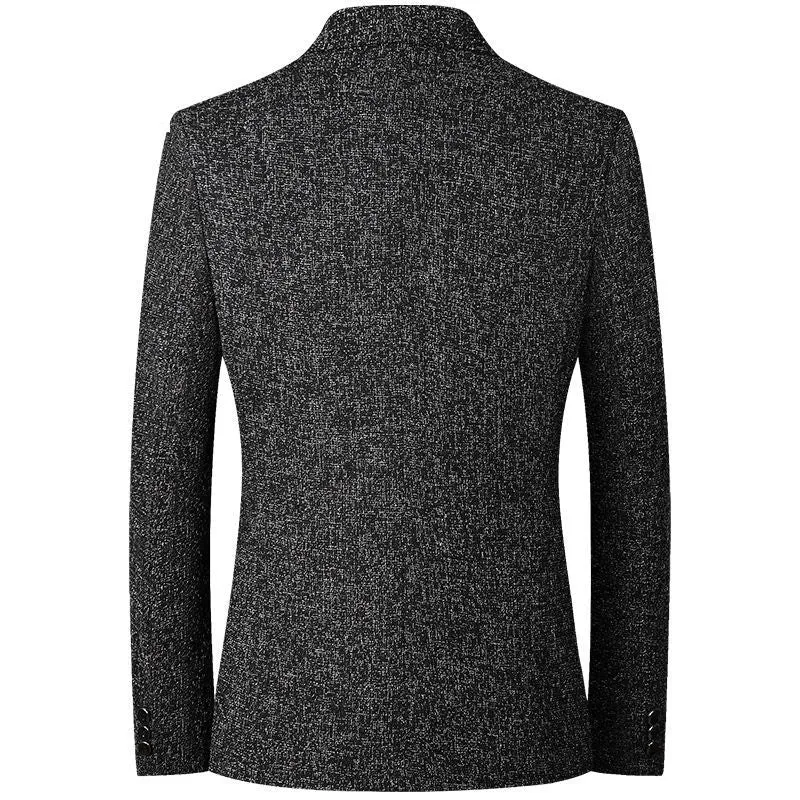West Louis Fashion Woolen Single-Breasted Office Blazer