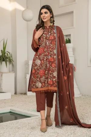 Winter Karandi 3 Pcs Embroidered Collection By Zimal 04