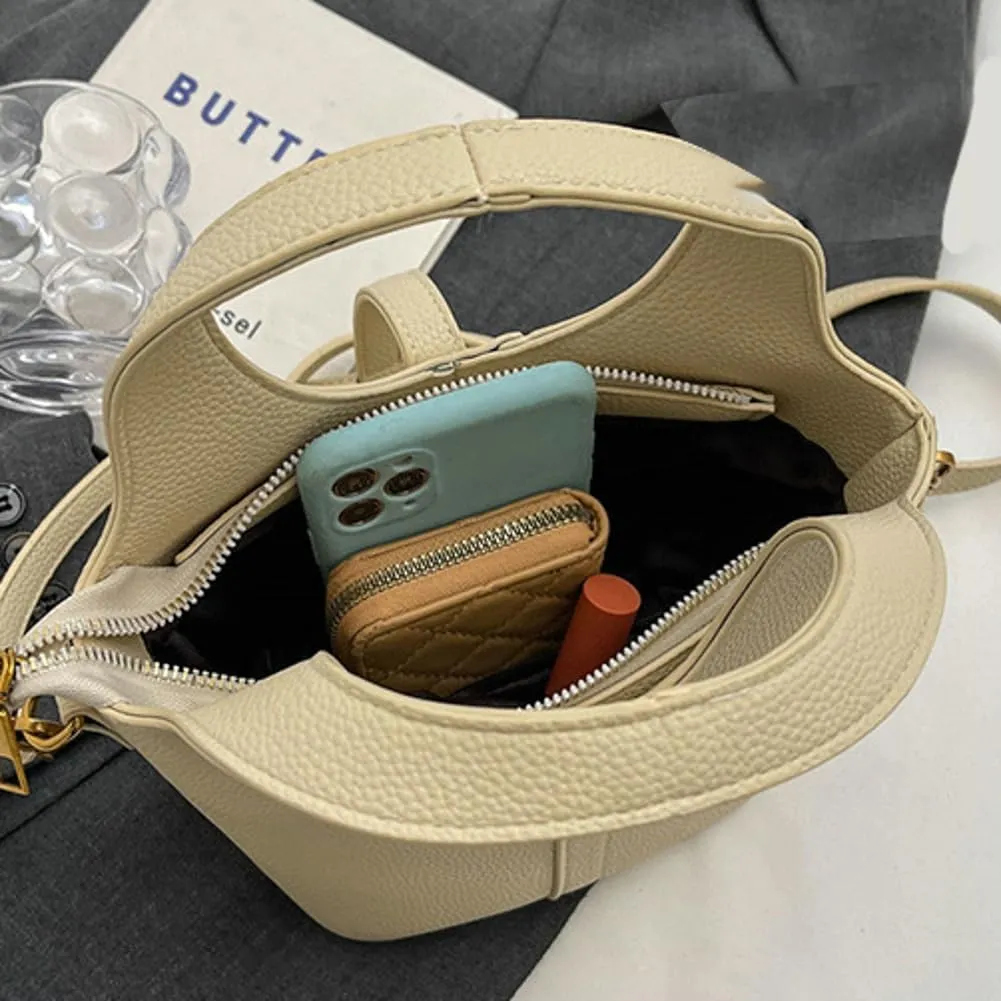 Women Bucket Bags Leather Hobo Bag Fashion Shoulder Crossbody Vintage Tote Small Handabg Purse