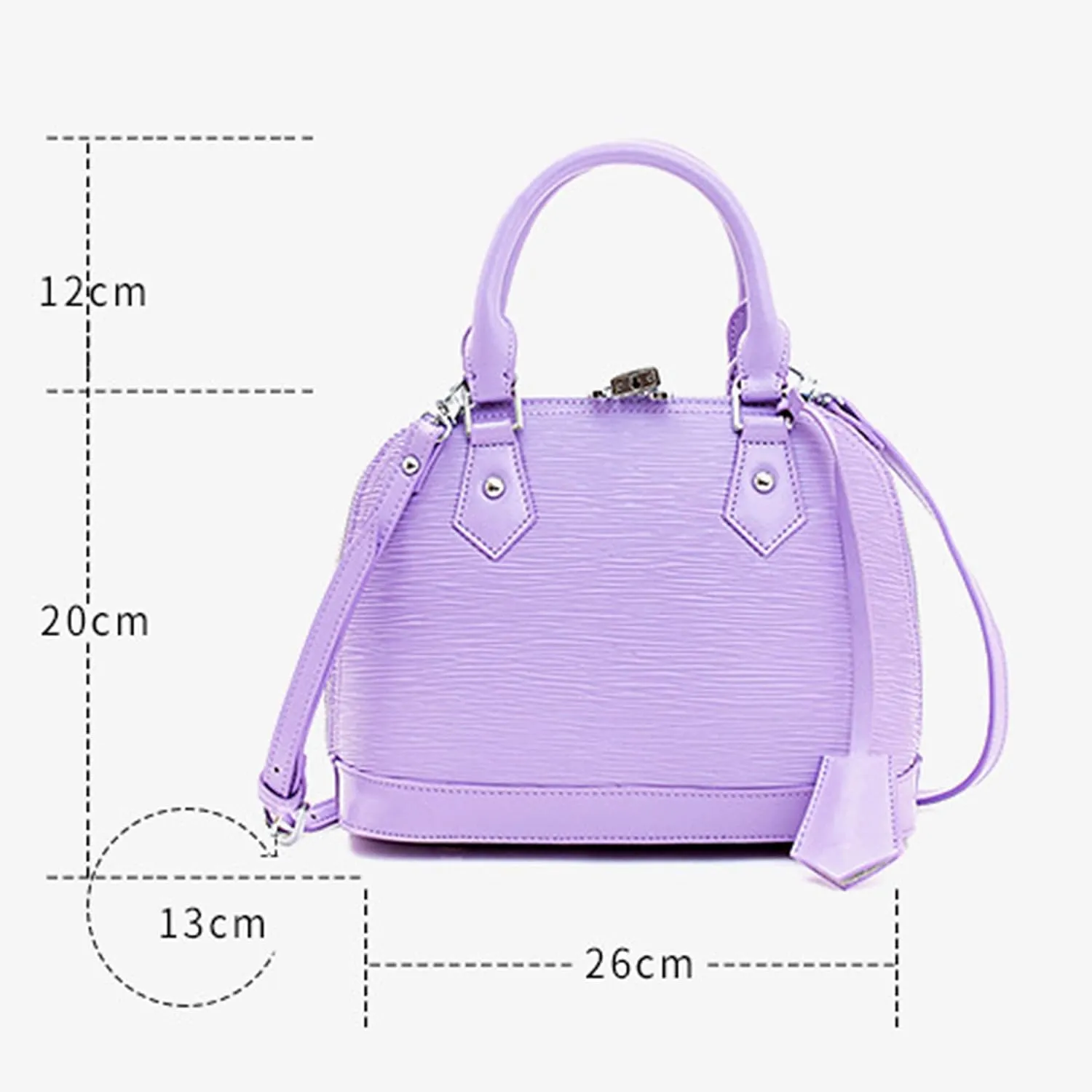 Women Handbags Leather Shoulder Bags With Lock Shell Tote Bag For Female Bags