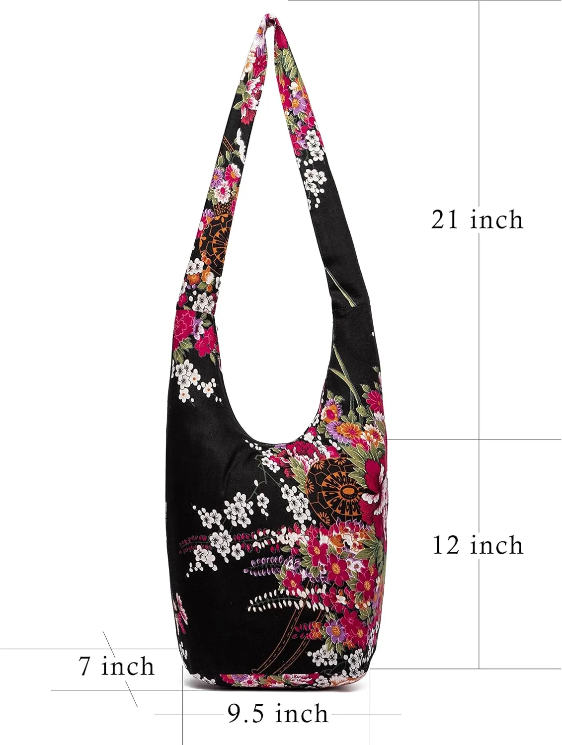 Women Shoulder Handbags Fashion canvas Hippie Crossbody Bags Bohemian Animal Prints Hobo Bags