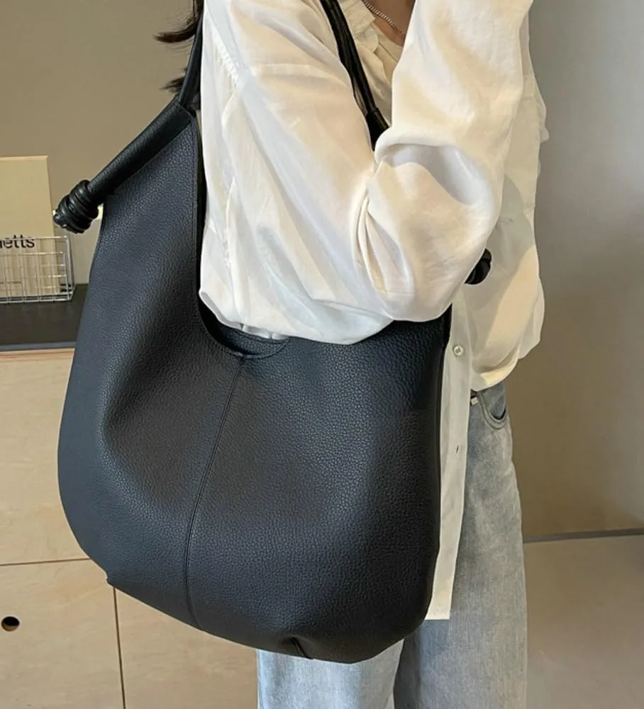 Women Vegan Leather Hobo Bags Tote Bag Retro Fashion Shoulder Bag Top Handle Handbag Slouchy Purse