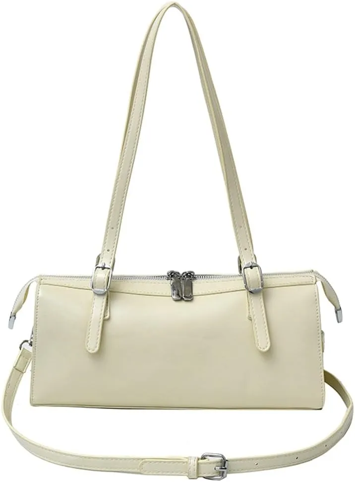 Women Vegan Leather Shoulder Bags Y2K Trendy Tote Purse Vintage Hobo Handbags Crossbody Bag