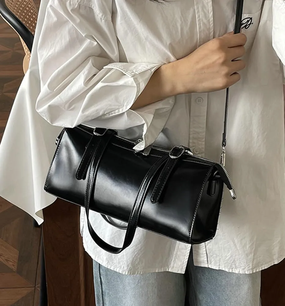 Women Vegan Leather Shoulder Bags Y2K Trendy Tote Purse Vintage Hobo Handbags Crossbody Bag