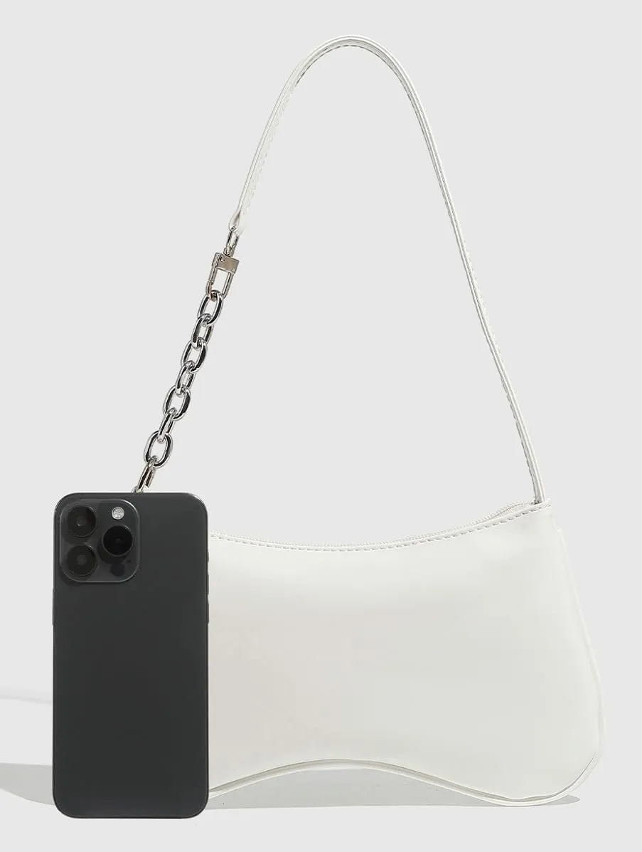 Y2k Crescent Hobo Bags Women 90s PU Leather Underarm Shoulder Bag Cute Trendy Crossbody Phone Purse Retro Tote Handbag
