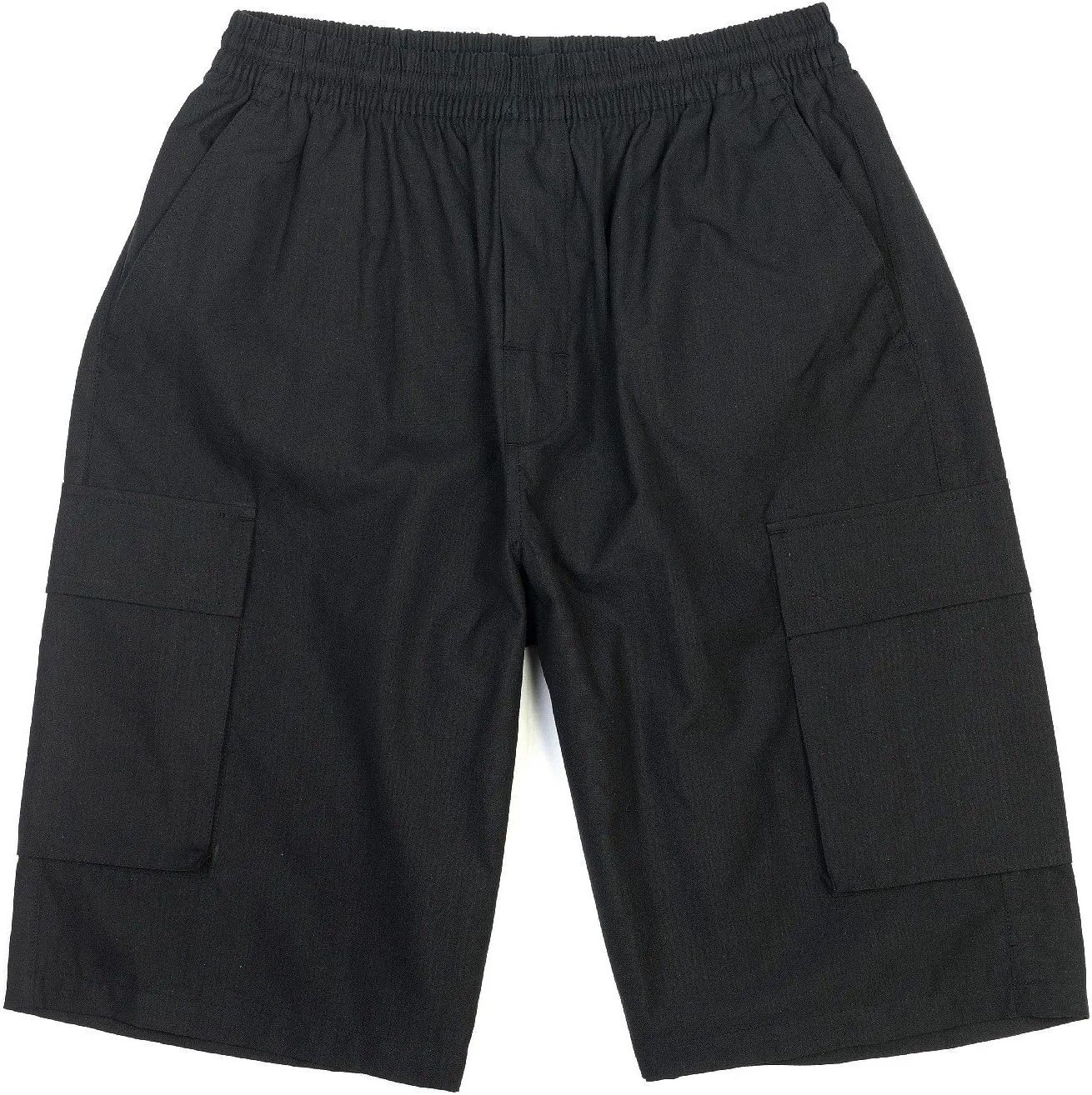 YAGO Men's Elastic Waist Drawstring Relaxed Fit Plaid Cargo Shorts S-5XL